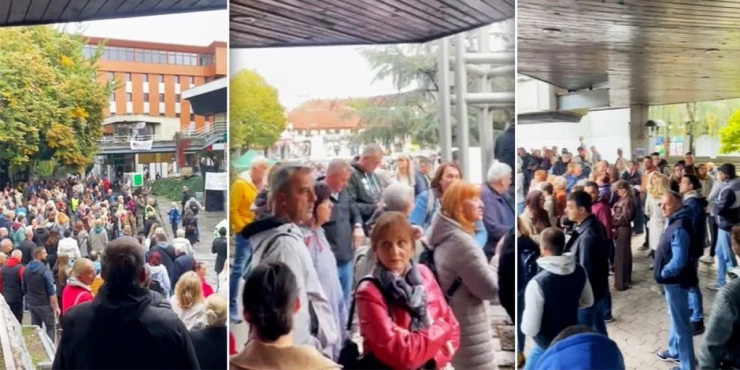 DEBAKL NA GRADSKOM TRGU U VALJEVU: prema zvaničnim podacima skupu prisustvovalo 723 učesnika